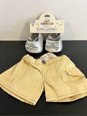 Build A Bear Princess Heels & Shorts BRAND NEW WITH TAGS
